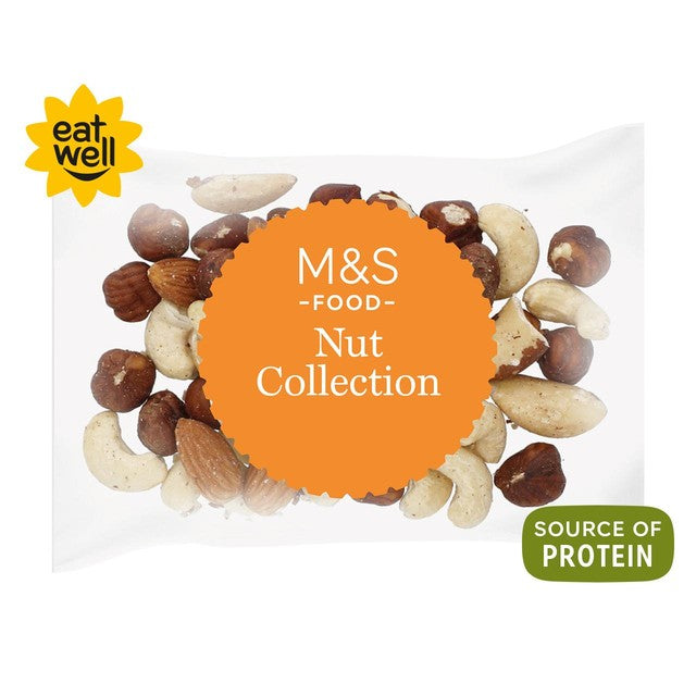 M&S nut mix almonds Brazil cashew hazelnuts - British product