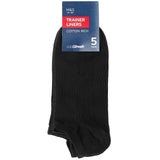 M&S M&S Mens Cool & Fresh Trainer Liner Socks Black Size 9-12- Buy online at McGrocer