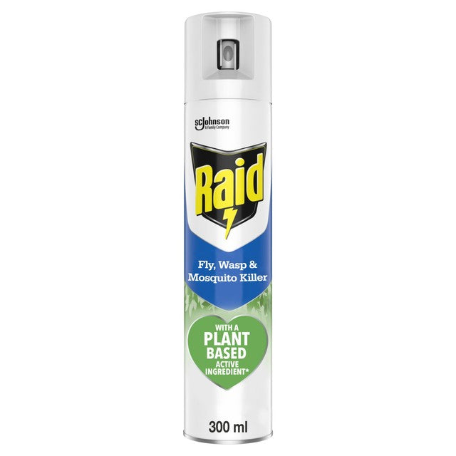 Raid Plant Based Fly Killer spray 300ml, imported from the UK