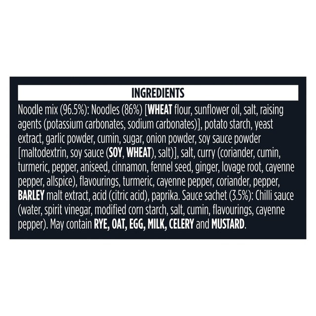 Pot Noodle instant noodles Bombay Bad Boy - British product