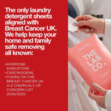 The Lab Co. non-bio laundry sheets energising scent 32 loads (British brand)