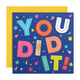 M&S M&S You Did It Congratulations Greeting Card 15cm x 15cm- Buy online at McGrocer