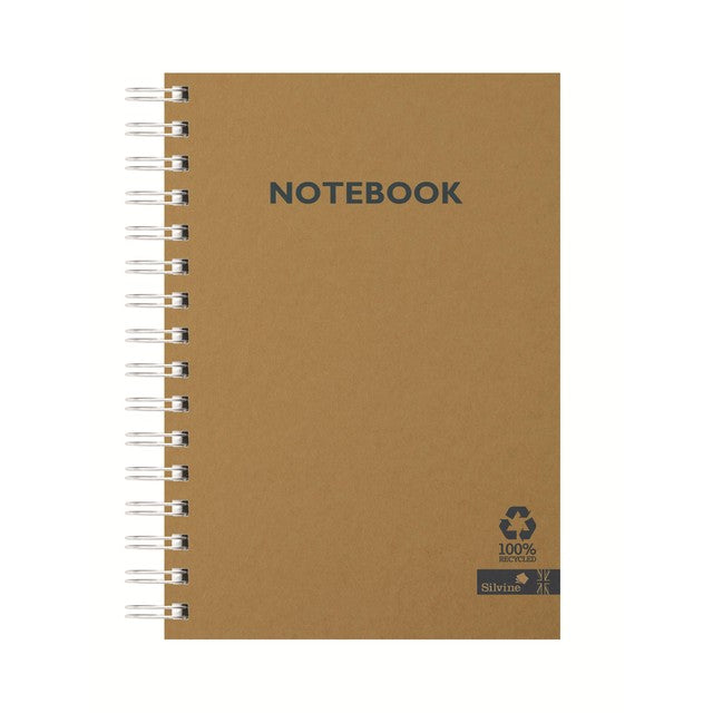 Silvine A5 recycled notebook kraft cover (British brand)