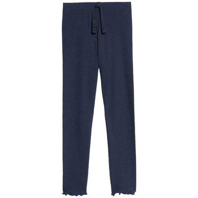 M&S Baumwollreiche, schlichte Rippstrick-Leggings, marineblau, 4-5 Jahre