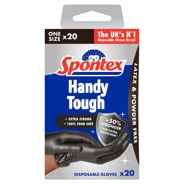 Spontex Handy Tough latex free disposable gloves, UK version