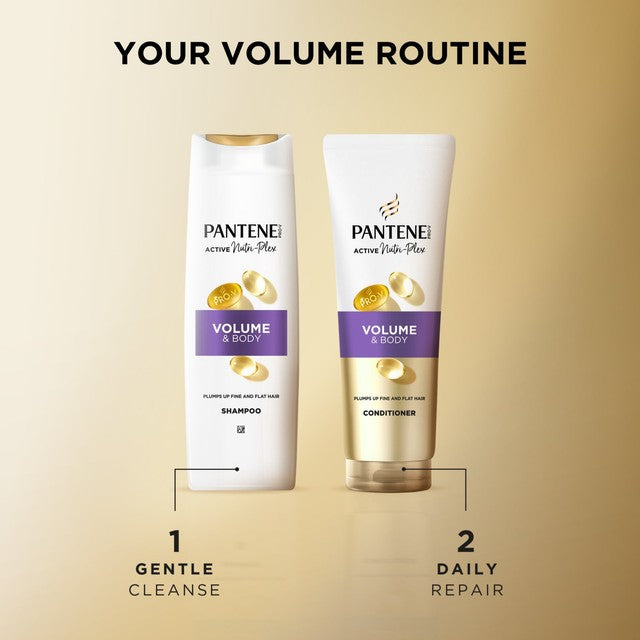Pantene Volume & Body Shampoo 325ml, imported from the UK