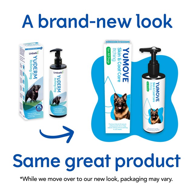 Lintbells YuMOVE skin and coat supplement for adult dogs 500ml (British brand)