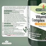 Natures Aid B Complex 50 Plus C tablets, imported from the UK