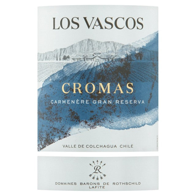 Los Vascos red wine Carmenere Gran Reserva 75cl, imported from the UK