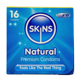 Skins Natural Condoms 16 pack (British brand)