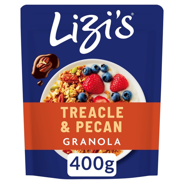 Lizi's treacle and pecan granola 400g, UK version