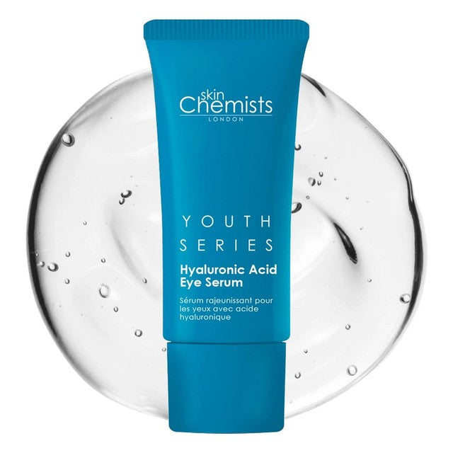 SkinChemists hyaluronic acid eye serum for hydration and soothing (British brand)
