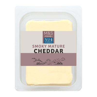 M&S M&S Smoky Mature Cheddar Cheese 200g- Buy online at McGrocer
