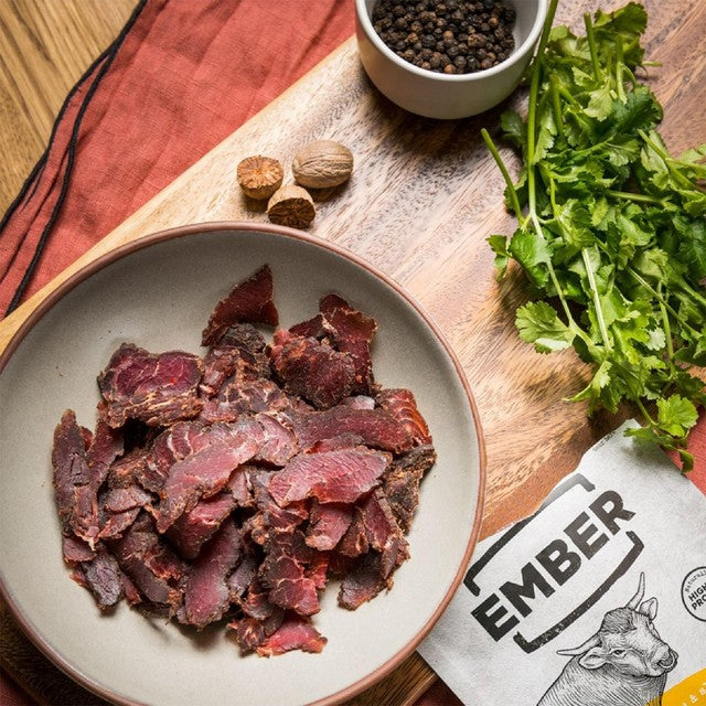 Ember original flavour beef biltong 25g - British product