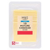M&S M&S British Lighter Mature Cheddar Cheese 10 Slices- Buy online at McGrocer
