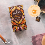 Pukka Herbs organic licorice and cinnamon herbal tea 20 tea bags, imported from the UK