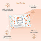 Femfresh Daily Intimate Hygiene Wipes 25 pack - British product