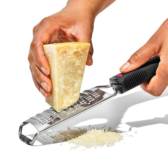 OXO SoftWorks Hand Held Grater stainless steel, imported from the UK