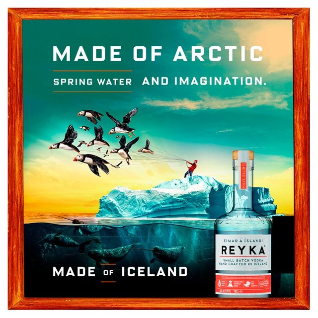 Reyka Vodka spirit 70cl, imported from the UK