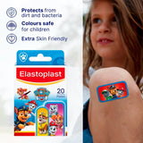 Elastoplast Paw Patrol plasters, 20 assorted sizes - British product