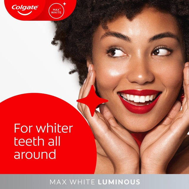 Colgate Max White Luminous Whitening Toothpaste 100ml - British product