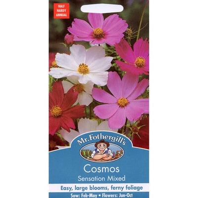 Mr Fothergill's Frø Cosmos Sensation Blandede Blomsterfrø