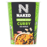 Naked Noodle Singapore Curry pot noodle 78g, imported from the UK