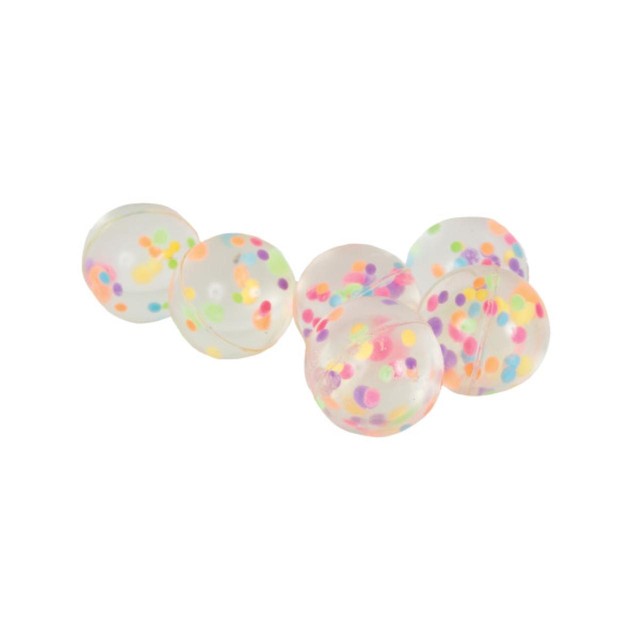 Unique Party confetti filled bounce balls 3.5cm - British product