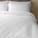 M&S M&S Pure Cotton Waffle Bedding Set White Duvet Cover and Pillowcase Set Double (4 ft 6)- Buy online at McGrocer