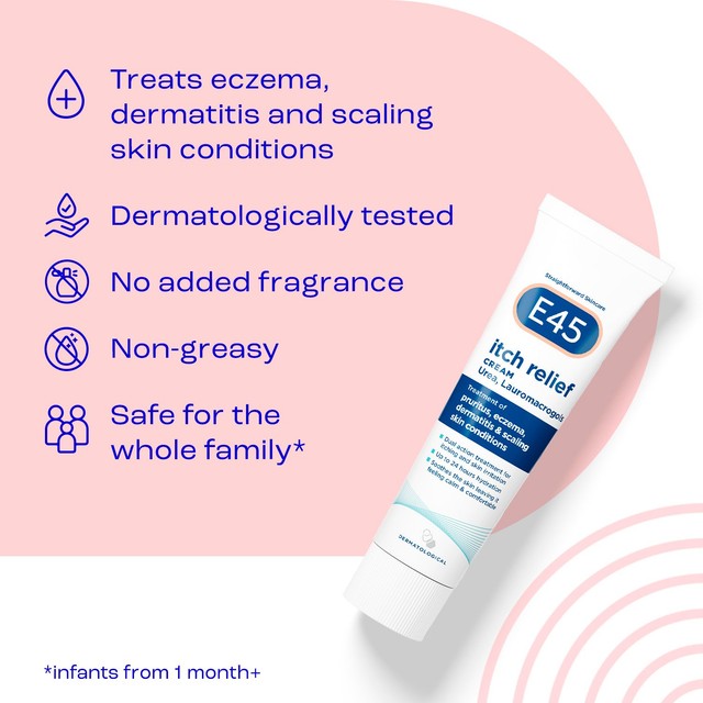 E45 Itch Relief Cream 50g - British product