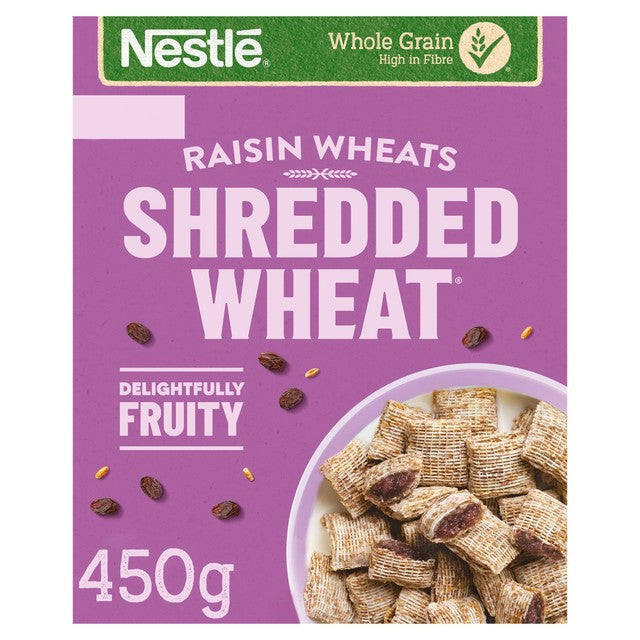 Nestle Shredded Wheat raisin wheats bitesize cereal 450g, UK version