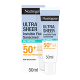 M&S Neutrogena Ultra Sheer Face Sunscreen Oil Control Fluid SPF50- Buy online at McGrocer