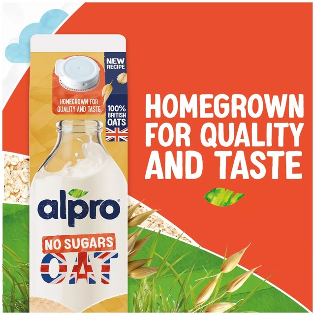 Alpro Oat No Sugar dairy-free oat drink 1L - British product
