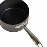 M&S non-stick saucepan 18cm aluminium, imported from the UK
