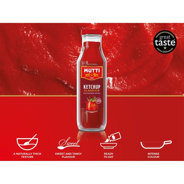 Mutti classic tomato ketchup 300g, imported from the UK