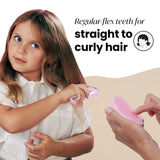 Tangle Teezer Kids Unicorn Mini Detangling Hairbrush, imported from the UK