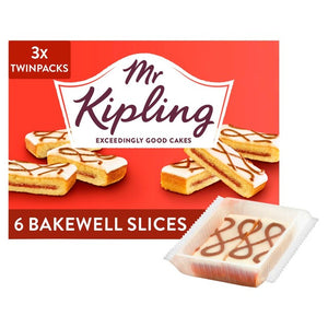 Mr Kipling Bakewell Cake Slices