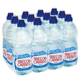 Brecon Carreg mineral water with sports cap 750ml bottle - British product