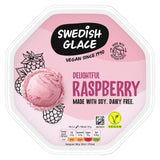 Swedish Glace Delightful Raspberry vegan ice cream tub 750ml (British brand)