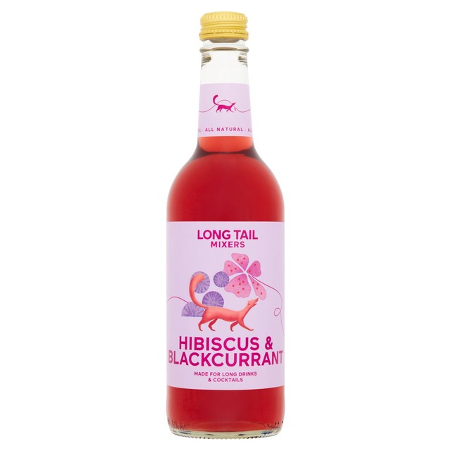 Long Tail Mixers Hibiscus & Blackcurrant mixer 500ml, UK version