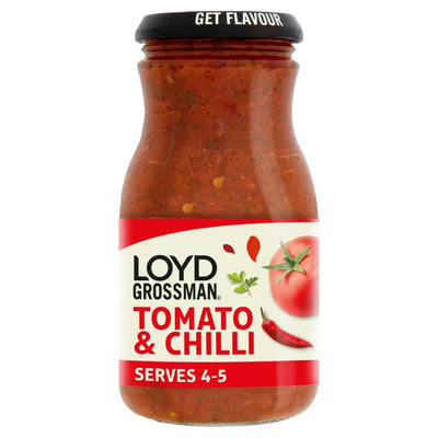 M&S Loyd Grossman Tomato & Chilli Pasta Sauce 660g- Buy online at McGrocer