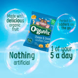 Organix Gruffalo Claws Cheese Onion 4x15g, imported from the UK
