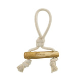 M&S Elkwood Coffee Wood Rope & Bar Tug Dog Toy- Buy online at McGrocer