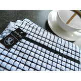 Samuel Lamont Poli-dri cotton tea towel in black, 70cm, imported from the UK