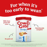 Cow & Gate Hungry First infant milk formula from birth 800g - British product