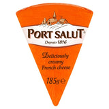 Port Salut traditional French cheese 185g, imported from the UK