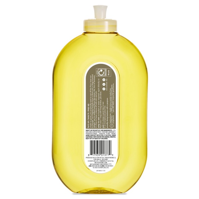 Method lemon ginger floor cleaner 739ml, imported from the UK