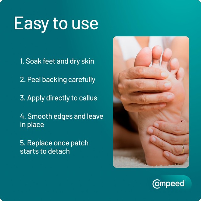 Compeed callus plasters 6 pack - British product