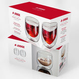 Judge double walled glass tumbler set of 2 250ml, UK version