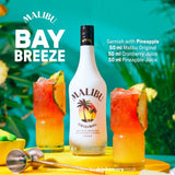 Malibu Original White Rum Coconut Flavour 70cl bottle, imported from the UK